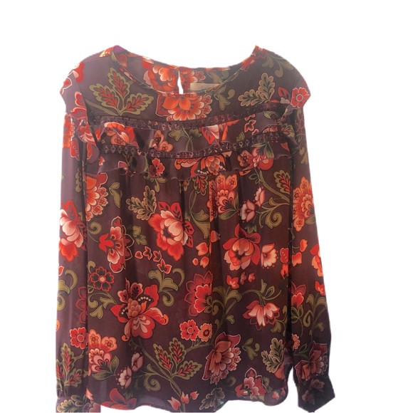 LOFT Tops - Loft 🅝🅦🅣 Semi Sheer Size L